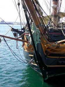 Tall ships, downtown