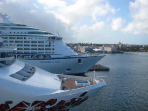 Cruise ships in Nassau, Bahamas